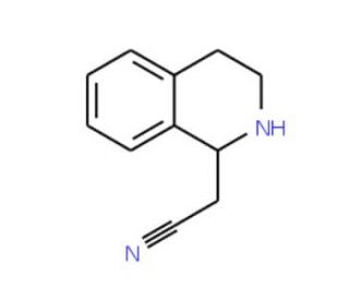 (1,2,3,4-Tetrahydro-isoquinolin-1-yl)-acetonitrile (CAS 111599-07-6) - chemical structure image