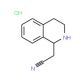 (1,2,3,4-Tetrahydro-isoquinolin-1-yl)-acetonitrile hydrochloride (CAS 627098-24-2) - chemical structure image