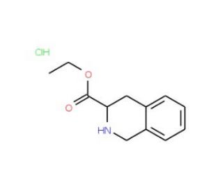 1,2,3,4-Tetrahydro-isoquinoline-3-carboxylic acidethyl ester hydrochloride (CAS 57980-74-2) - chemical structure image