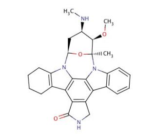 1,2,3,4-Tetrahydro Staurosporine (CAS 220038-19-7) - chemical structure image