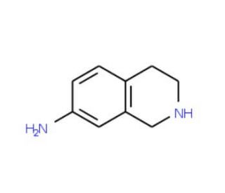 1,2,3,4-Tetrahydroisoquinolin-7-ylamine (CAS 72299-68-4) - chemical structure image