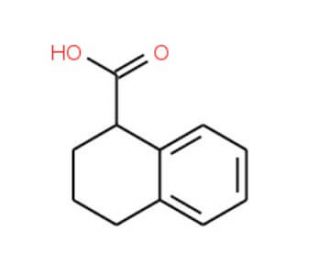 1,2,3,4-tetrahydronaphthalene-1-carboxylic acid (CAS 1914-65-4) - chemical structure image