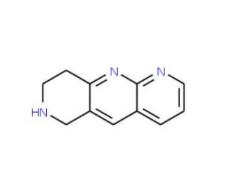 1,2,3,4-Tetrahydropyrido[4,3-b][1,8]naphthyridine (CAS 387358-41-0) - chemical structure image