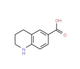 1,2,3,4-Tetrahydroquinoline-6-carboxylic acid (CAS 5382-49-0) - chemical structure image