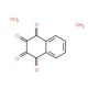 1,2,3,4-Tetraoxo-1,2,3,4-tetrahydronaphthaline dihydrate (CAS 30266-58-1) - chemical structure image