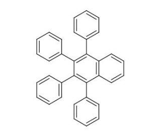 1,2,3,4-Tetraphenylnaphthalene (CAS 751-38-2) - chemical structure image