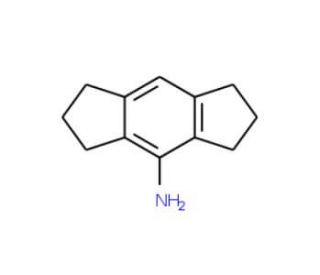 1,2,3,5,6,7-Hexahydro-S-5-indacen-4yl-amine (CAS 63089-56-5) - chemical structure image