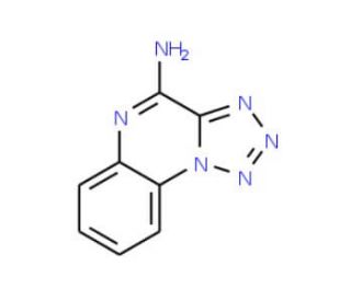 1,2,3,5,9b-Pentaaza-cyclopenta[a]naphthalen-4-ylamine (CAS 61148-29-6) - chemical structure image