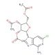 1-(2,3,5-Tri-O-acetyl-β-D-ribofuranosyl)-4,6-dichloroimidazo[4,5-c]pyridine (CAS 63423-94-9) - chemical structure image
