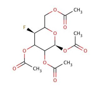 1,2,3,6-Tetra-O-acetyl-4-deoxy-4-fluoro-D-galactopyranoside (CAS 183506-73-2) - chemical structure image