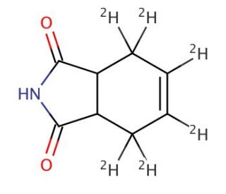 1,2,3,6-Tetrahydrophthalimide-3,3,4,5,6,6-d6 (CAS 1020719-96-3) - chemical structure image