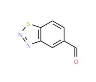 1,2,3-Benzothiadiazole-5-carboxaldehyde (CAS 394223-15-5) - chemical structure image
