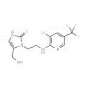 [1-(2-{[3-Chloro-5-(trifluoromethyl)-2-pyridinyl]-amino}ethyl)-2-sulfanyl-1H-imidazol-5-yl]methanol - chemical structure imag