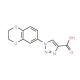 1-(2,3-dihydro-1,4-benzodioxin-6-yl)-1H-1,2,3-triazole-4-carboxylic acid - chemical structure image