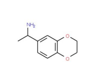 1-(2,3-Dihydro-1,4-benzodioxin-6-yl)ethanamine - chemical structure image