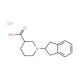 1-(2,3-Dihydro-1H-inden-2-yl)piperidine-3-carboxylic acid hydrochloride - chemical structure image