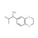 1-(2,3-Dihydro-benzo[1,4]dioxin-6-yl)-2-methyl-propylamine - chemical structure image