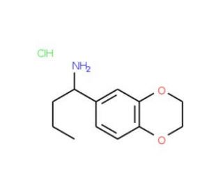 1-(2,3-Dihydro-benzo[1,4]dioxin-6-yl)-butylaminehydrochloride - chemical structure image