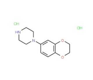 1-(2,3-Dihydro-benzo[1,4]dioxin-6-yl)-piperazinedihydrochloride - chemical structure image