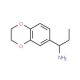 1-(2,3-Dihydro-benzo[1,4]dioxin-6-yl)-propylamine - chemical structure image
