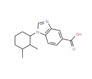 1-(2,3-Dimethylcyclohexyl)-1H-benzimidazole-5-carboxylic acid - chemical structure image