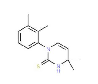 1-(2,3-Dimethylphenyl)-4,4-dimethyl-1,4-dihydropyrimidine-2-thiol - chemical structure image