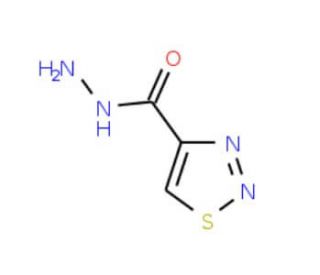 1,2,3-Thiadiazole-4-carbohydrazide (CAS 4100-18-9) - chemical structure image