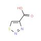 1,2,3-Thiadiazole-4-carboxylic acid (CAS 4100-13-4) - chemical structure image