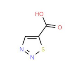 1,2,3-thiadiazole-5-carboxylic acid (CAS 4833-09-4) - chemical structure image