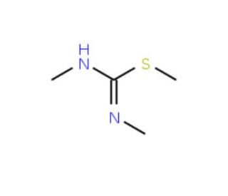 1,2,3-Trimethylisothiourea (CAS 2986-23-4) - chemical structure image