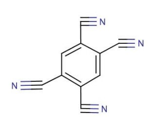1,2,4,5-Tetracyanobenzene (CAS 712-74-3) - chemical structure image