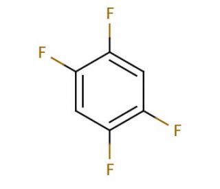 1,2,4,5-Tetrafluorobenzene (CAS 327-54-8) - chemical structure image