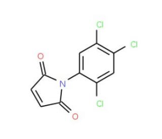 1-(2,4,5-Trichloro-phenyl)-pyrrole-2,5-dione (CAS 31489-22-2) - chemical structure image