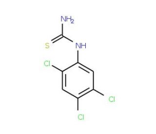 1-(2,4,5-Trichlorophenyl)-2-thiourea (CAS 90617-76-8) - chemical structure image