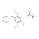 1-(2,4,5-Trimethoxybenzyl)piperazinetrifluoroacetate - chemical structure image
