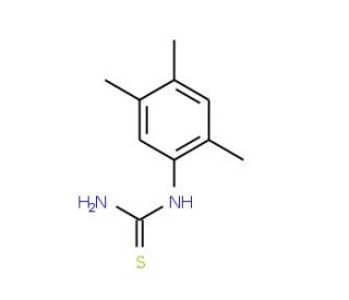 1-(2,4,5-Trimethylphenyl)-2-thiourea (CAS 117174-87-5) - chemical structure image