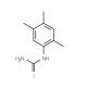 1-(2,4,5-Trimethylphenyl)-2-thiourea (CAS 117174-87-5) - chemical structure image