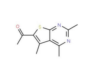 1-(2,4,5-trimethylthieno[2,3-d]pyrimidin-6-yl)ethanone - chemical structure image