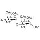 1,2,4,6-Tetra-O-acetyl-3-O-(2,3,4,6-tetra-O-acetyl-α-D-galactopyranosyl)-D-galactose - chemical structure image