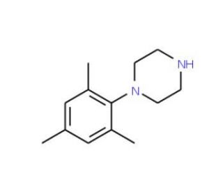 1-(2,4,6-Trimethyl-phenyl)-piperazine - chemical structure image