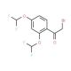 1-(2,4-Bis-difluoromethoxy-phenyl)-2-bromo-ethanone - chemical structure image