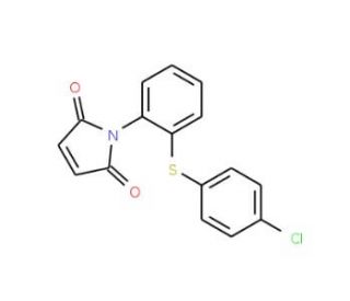1-[2-(4-Chloro-phenylsulfanyl)-phenyl]-pyrrole-2,5-dione - chemical structure image