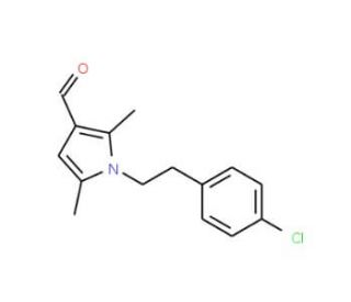 1-[2-(4-chlorophenyl)ethyl]-2,5-dimethyl-1H-pyrrole-3-carbaldehyde - chemical structure image