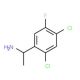 1-(2,4-dichloro-5-fluorophenyl)ethanamine - chemical structure image