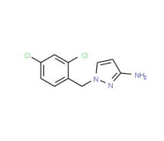 1-(2,4-Dichloro-benzyl)-1H-pyrazol-3-ylamine - chemical structure image