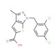 1-(2,4-Dichloro-benzyl)-3-methyl-1H-thieno[2,3-c]pyrazole-5-carboxylic acid - chemical structure image