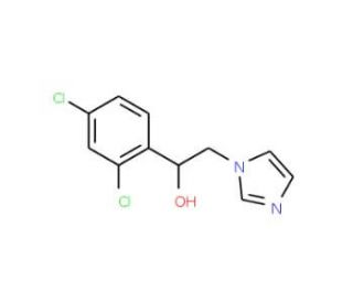 1-(2,4-Dichloro-phenyl)-2-imidazol-1-yl-ethanol (CAS 24155-42-8) - chemical structure image