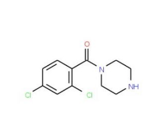1-(2,4-dichlorobenzoyl)piperazine (CAS 563538-34-1) - chemical structure image