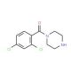 1-(2,4-dichlorobenzoyl)piperazine (CAS 563538-34-1) - chemical structure image