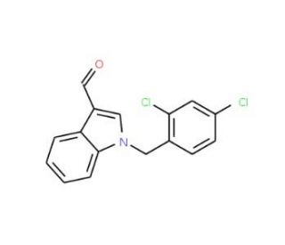 1-(2,4-Dichlorobenzyl)-1H-indole-3-carbaldehyde - chemical structure image